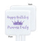 Birthday Princess White Plastic Stir Stick - Single Sided - Square - Approval