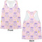 Birthday Princess Womens Racerback Tank Tops - Medium - Front and Back