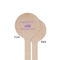 Birthday Princess Wooden 6" Stir Stick - Round - Single Sided - Front & Back