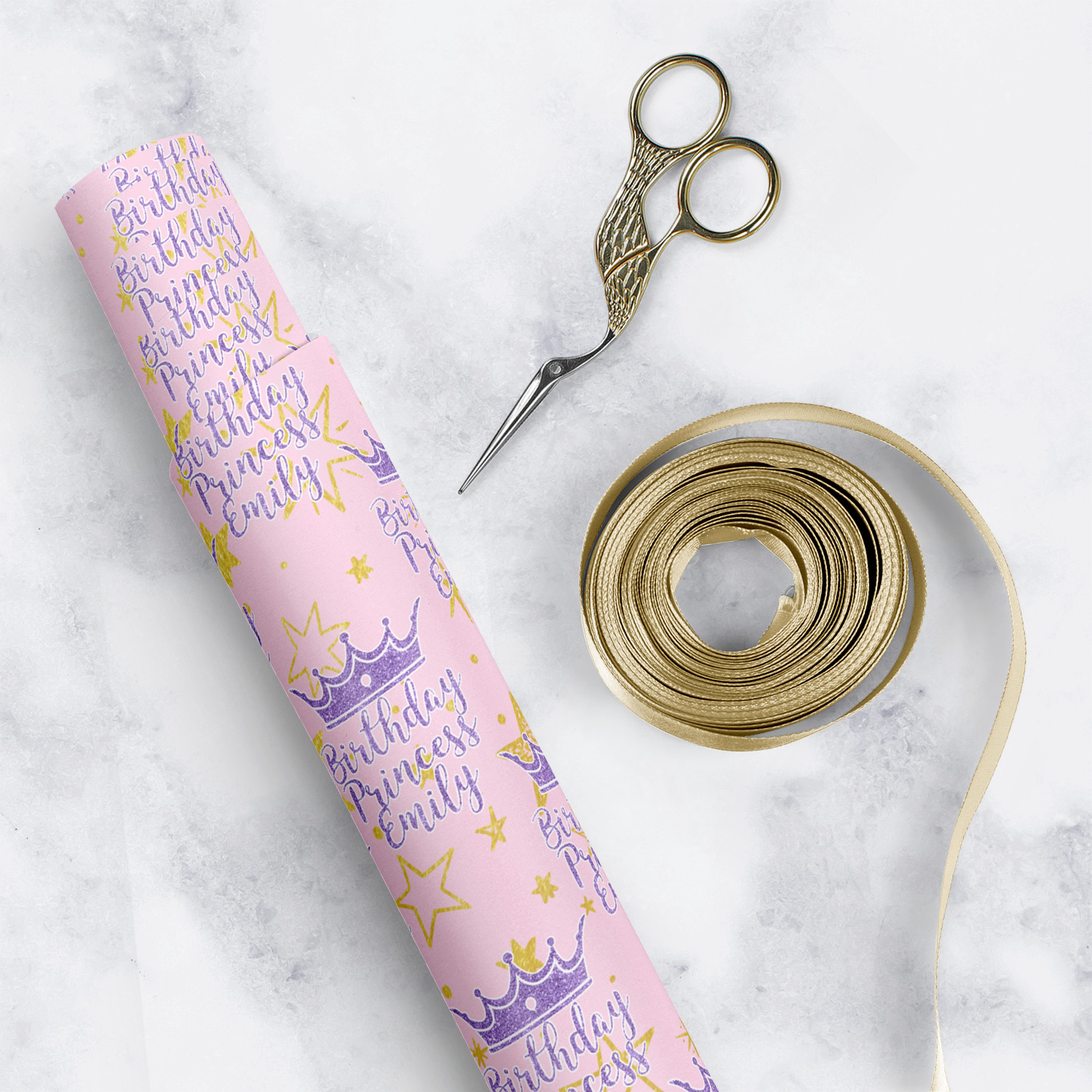 Personalized Custom Birthday Wrapping Paper Rolls