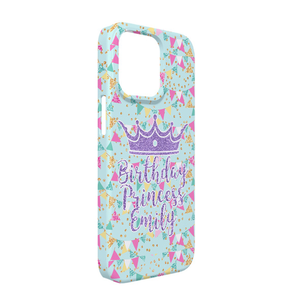 Custom Birthday Princess iPhone Case - Plastic - iPhone 13 (Personalized)