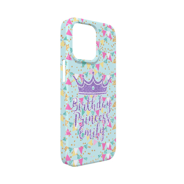 Custom Birthday Princess iPhone Case - Plastic - iPhone 13 Mini (Personalized)