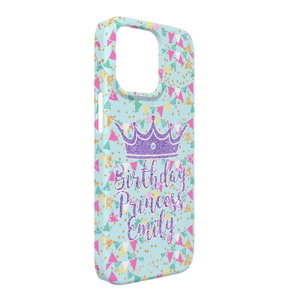 Custom Birthday Princess iPhone Case - Plastic - iPhone 13 Pro Max (Personalized)