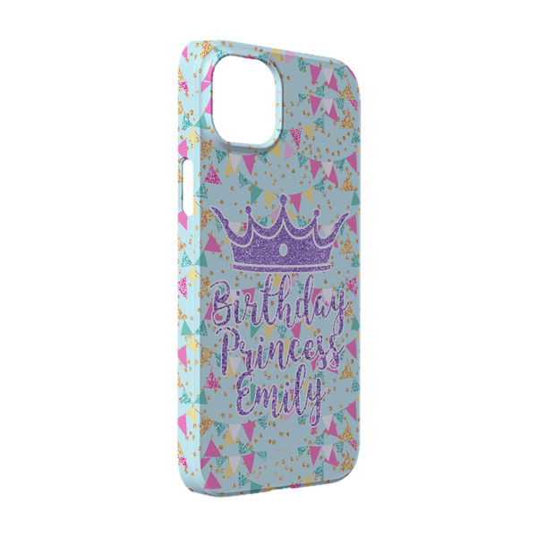 Custom Birthday Princess iPhone Case - Plastic - iPhone 14 (Personalized)