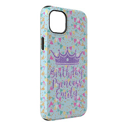 Birthday Princess iPhone Case - Rubber Lined - iPhone 14 Plus (Personalized)