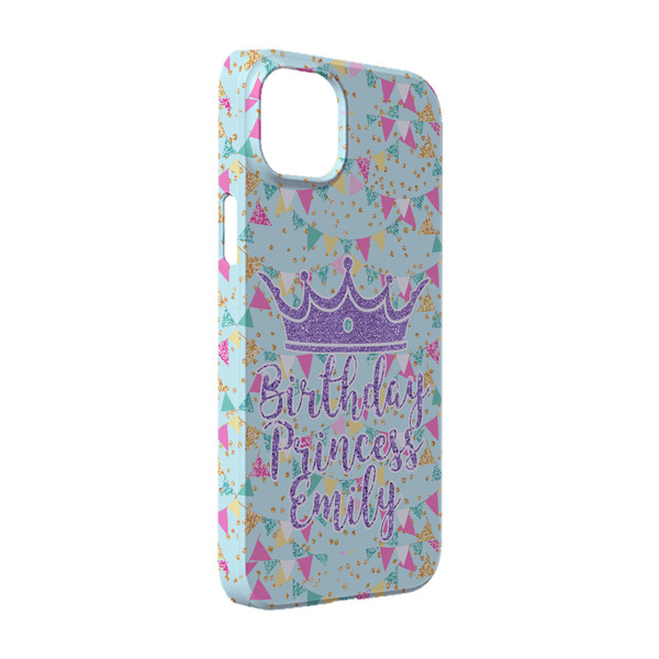 Custom Birthday Princess iPhone Case - Plastic - iPhone 14 Pro (Personalized)