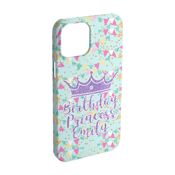 Custom Birthday Princess iPhone Case - Plastic - iPhone 15 (Personalized)