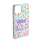 Birthday Princess iPhone Case - Plastic - iPhone 15 Pro (Personalized)