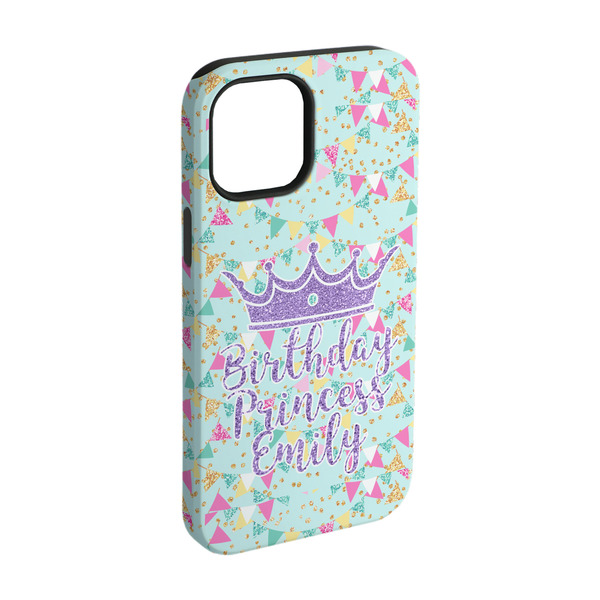 Custom Birthday Princess iPhone Case - Rubber Lined - iPhone 15 Pro (Personalized)