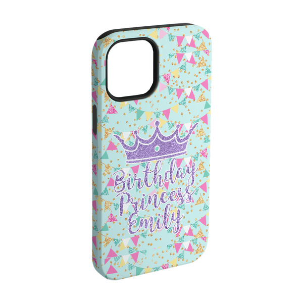 Custom Birthday Princess iPhone Case - Rubber Lined - iPhone 15 (Personalized)