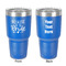 Bride / Wedding Quotes and Sayings 30 oz Stainless Steel Ringneck Tumbler - Blue - Double Sided - Front & Back