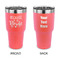 Bride / Wedding Quotes and Sayings 30 oz Stainless Steel Ringneck Tumblers - Coral - Double Sided - APPROVAL