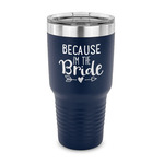 Bride / Wedding Quotes and Sayings 30 oz Stainless Steel Tumbler - Navy - Single Sided