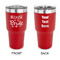 Bride / Wedding Quotes and Sayings 30 oz Stainless Steel Ringneck Tumblers - Red - Double Sided - APPROVAL