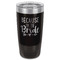 Bride / Wedding Quotes and Sayings Black Polar Camel Tumbler - 20oz - Front