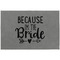 Bride / Wedding Quotes and Sayings Large Engraved Gift Box with Leather Lid - Approval