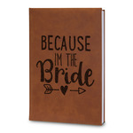 Bride / Wedding Quotes and Sayings Leatherette Journal - Large - Double Sided