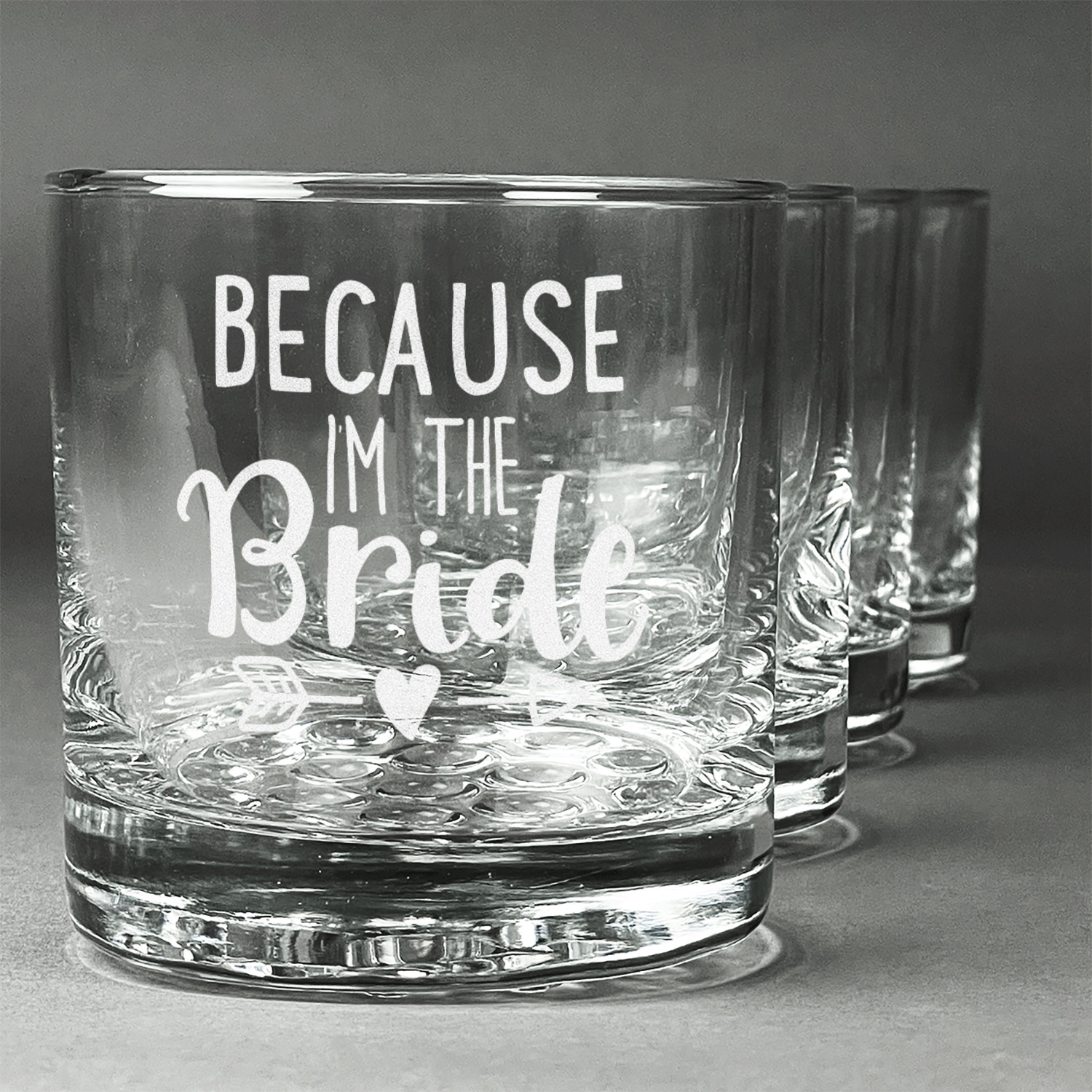 Bride Wedding Quotes And Sayings Whiskey Glasses Set Of 4