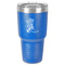 Fighting Cancer Quotes and Sayings 30 oz Stainless Steel Ringneck Tumbler - Blue - Front