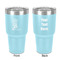 Fighting Cancer Quotes and Sayings 30 oz Stainless Steel Ringneck Tumbler - Teal - Double Sided - Front & Back