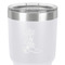 Fighting Cancer Quotes and Sayings 30 oz Stainless Steel Ringneck Tumbler - White - Close Up