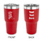 Fighting Cancer Quotes and Sayings 30 oz Stainless Steel Ringneck Tumblers - Red - Double Sided - APPROVAL