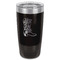 Fighting Cancer Quotes and Sayings Black Polar Camel Tumbler - 20oz - Front