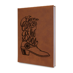 Fighting Cancer Quotes and Sayings Leatherette Journal - Single Sided