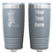 Fighting Cancer Quotes and Sayings Gray Polar Camel Tumbler - 20oz - Double Sided - Approval