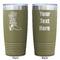 Fighting Cancer Quotes and Sayings Olive Polar Camel Tumbler - 20oz - Double Sided - Approval