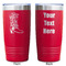 Fighting Cancer Quotes and Sayings Red Polar Camel Tumbler - 20oz - Double Sided - Approval