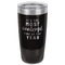 Christmas Quotes and Sayings Black Polar Camel Tumbler - 20oz - Front