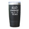 Christmas Quotes and Sayings Black Polar Camel Tumbler - 20oz - Single Sided - Approval