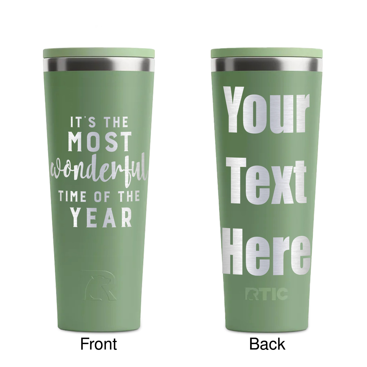 30oz RTIC Road Trip Tumbler NEW Design Comes With Straw Custom