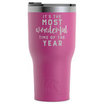 Christmas Quotes and Sayings RTIC Tumbler - Magenta - Laser Engraved - Single-Sided