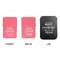 Christmas Quotes and Sayings Windproof Lighters - Pink, Double Sided, w Lid - APPROVAL