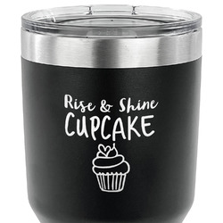 Cute Quotes and Sayings 30 oz Stainless Steel Tumbler - Black - Single Sided