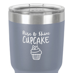 Cute Quotes and Sayings 30 oz Stainless Steel Tumbler - Grey - Double-Sided