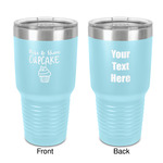 Cute Quotes and Sayings 30 oz Stainless Steel Tumbler - Teal - Double-Sided