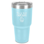 Cute Quotes and Sayings 30 oz Stainless Steel Tumbler - Teal - Single-Sided