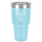 Cute Quotes and Sayings 30 oz Stainless Steel Ringneck Tumbler - Teal - Front