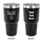 Cute Quotes and Sayings 30 oz Stainless Steel Tumbler - Black - Double Sided