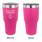 Cute Quotes and Sayings 30 oz Stainless Steel Ringneck Tumblers - Pink - Single Sided - APPROVAL