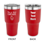 Cute Quotes and Sayings 30 oz Stainless Steel Tumbler - Red - Double Sided