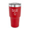 Cute Quotes and Sayings 30 oz Stainless Steel Ringneck Tumblers - Red - FRONT