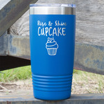 Cute Quotes and Sayings 20 oz Stainless Steel Tumbler - Royal Blue - Double Sided