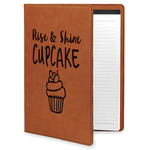Cute Quotes and Sayings Leatherette Portfolio with Notepad - Large - Double Sided