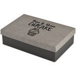 Cute Quotes and Sayings Large Gift Box w/ Engraved Leather Lid