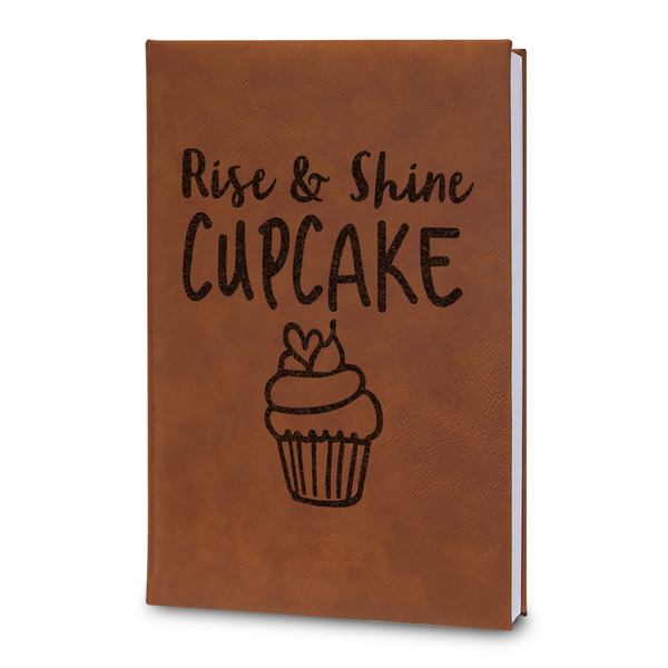 Custom Cute Quotes and Sayings Leatherette Journal - Large - Double Sided