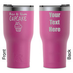 Cute Quotes and Sayings RTIC Tumbler - Magenta - Laser Engraved - Double-Sided